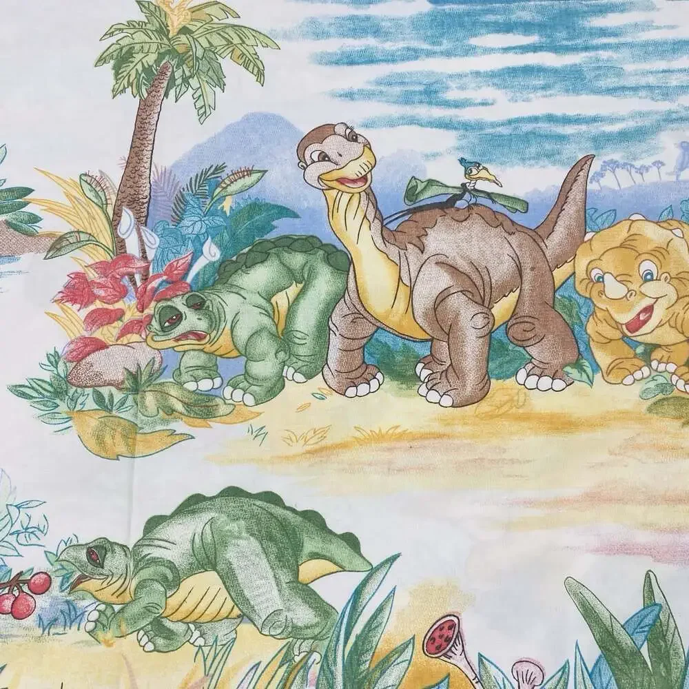 VTG 1987 Land Before Time Twin Bedding Sheet & Comforter Set 4 Pc JC Penney USA